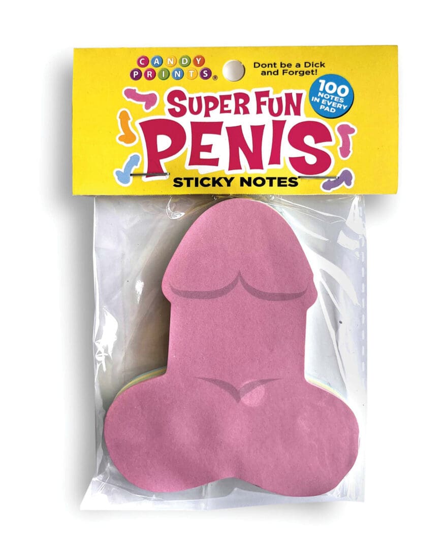 Super Fun Penis Sticky Notes - 100 Notes Per Pad