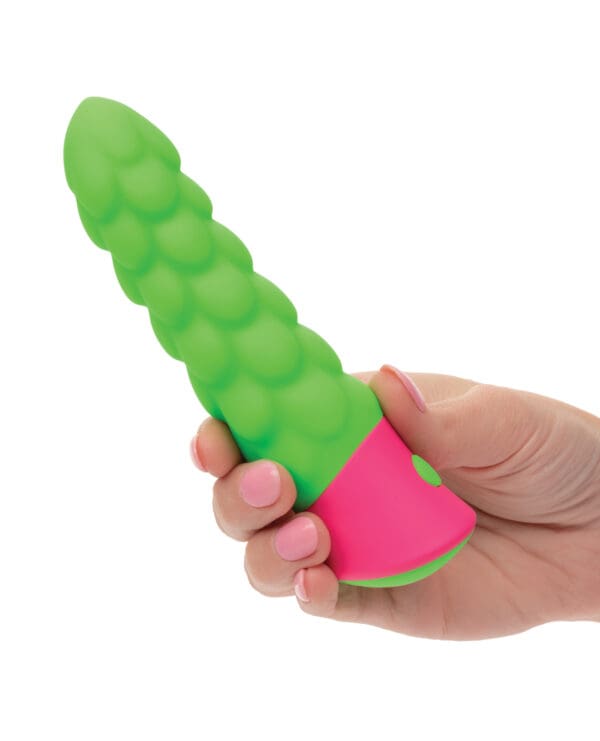 Rave Ripple Vibrator - Green/Pink - Image 4