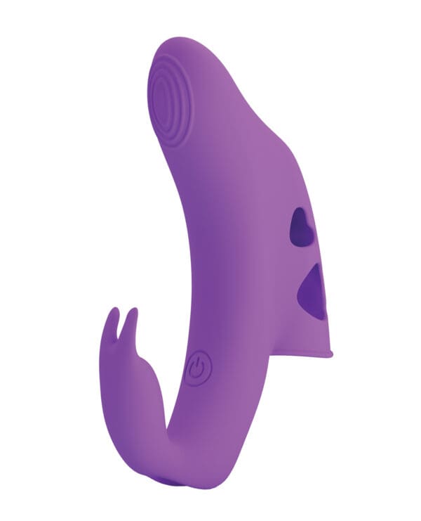 Pretty Love Yenna Dual Finger Vibe - Purple - Image 2