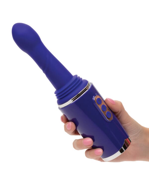 Overdrive Travel Thruster Portable Sex Machine - Purple - Image 3