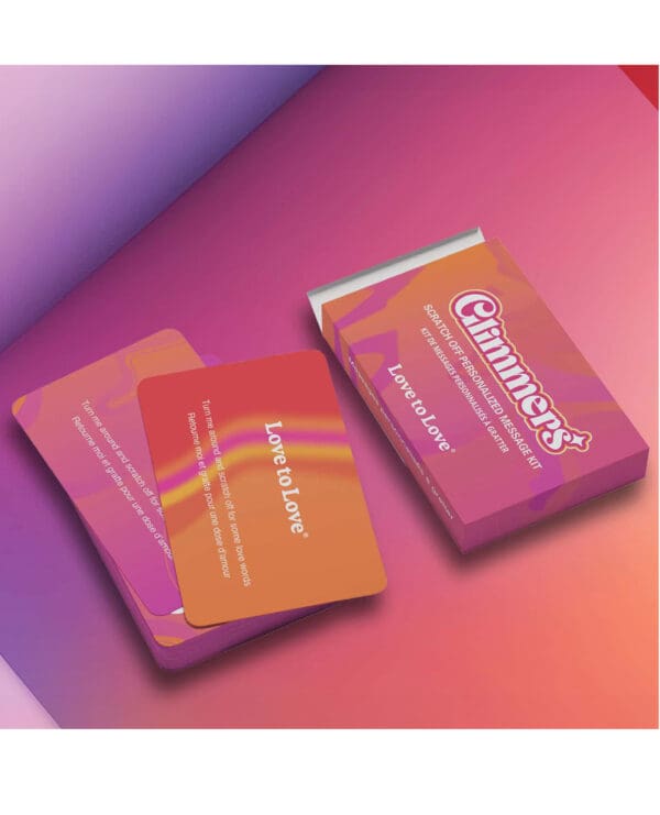 Love to Love Glimmers Personalized Scratch Off - Multi Color - Image 2