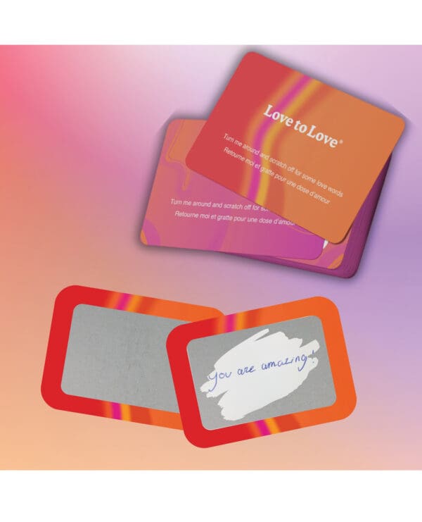 Love to Love Glimmers Personalized Scratch Off - Multi Color - Image 3