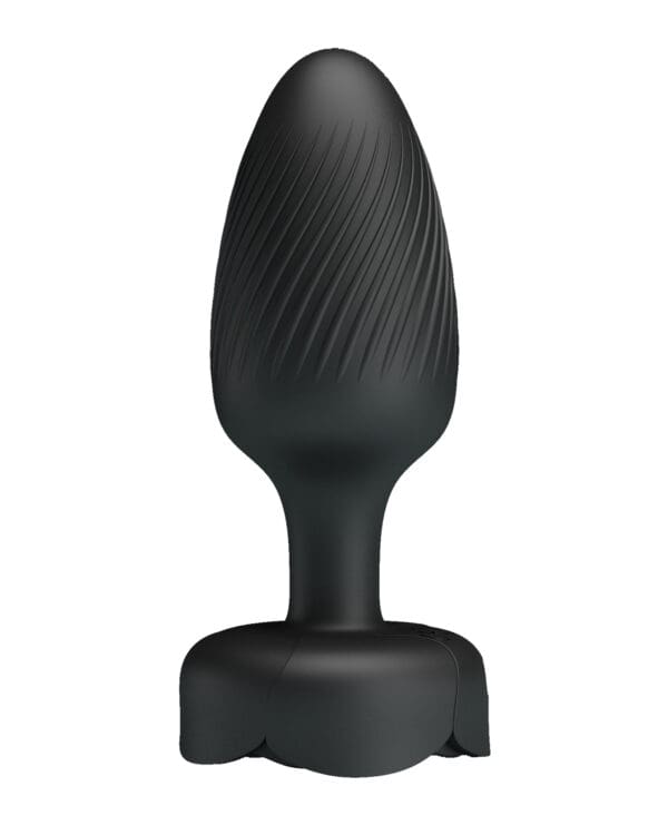 Pretty Love Osborn Medium Butt Plug w/Multi Color Bottom Light - Black - Image 2