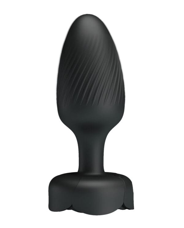Pretty Love Varian Large Butt Plug w/Multi Color Bottom Light - Black - Image 2