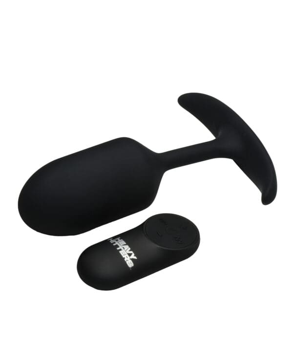 Heavy Hitters - Vibrating Weighted Silicone Anal Plug - Large - Image 3