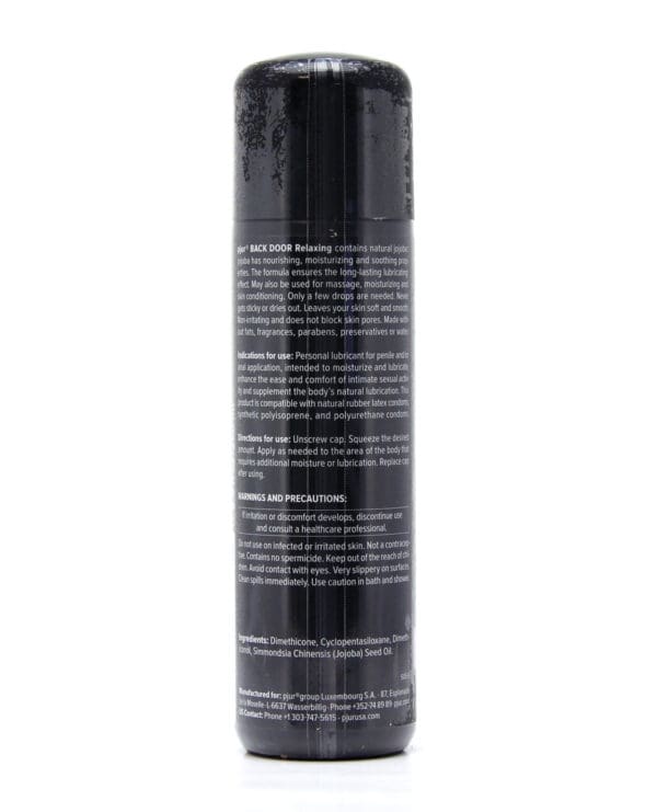 Pjur Back Door Anal Silicone Personal Lubricant - 250 ml Bottle - Image 2