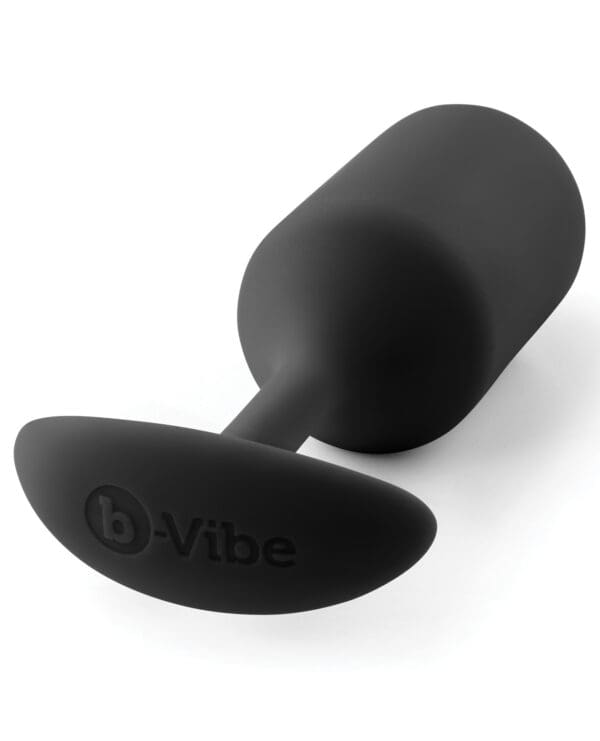 b-Vibe Weighted Snug Plug 3 - 180 g Black - Image 3
