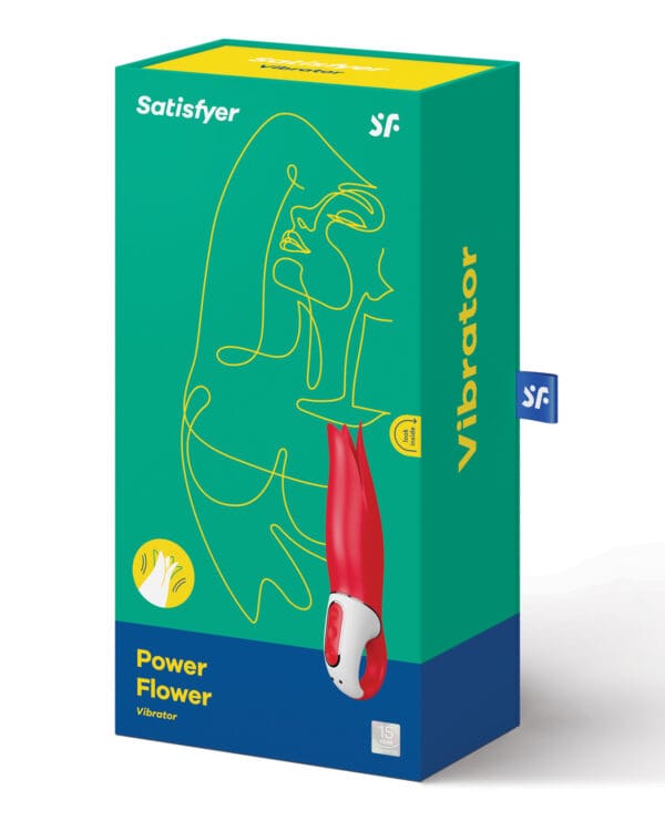 Satisfyer Vibes Power Flower - Red - Image 5