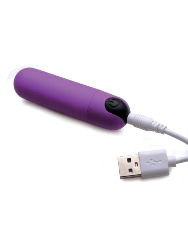 Bang! Vibrating Bullet w/ Remote Control - Purple - Image 4