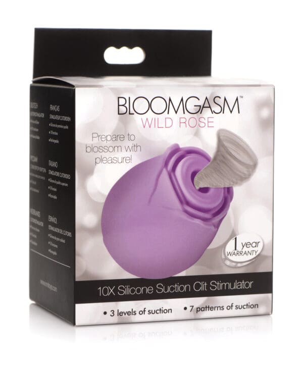 Inmi Bloomgasm Wild Rose 10X Stimulator - Purple - Image 5