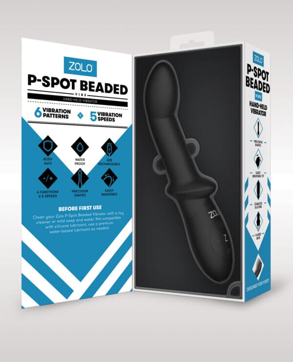 ZOLO P Spot Beaded Vibe - Black - Image 2