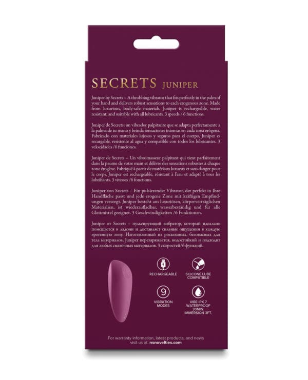 Secrets Juniper Throbbing Vibe - Ruby - Image 2