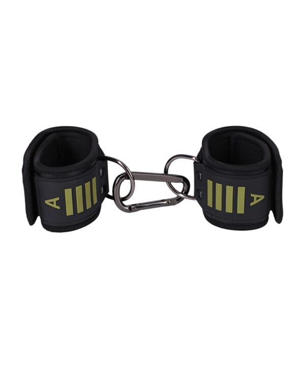 Fort Troff Tactical Ankle Cuffs - Black/Green - Image 3