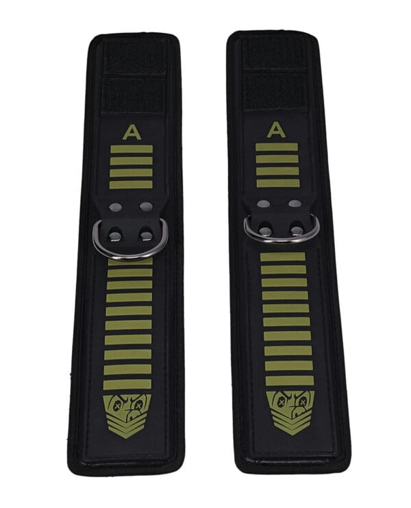 Fort Troff Tactical Ankle Cuffs - Black/Green - Image 4