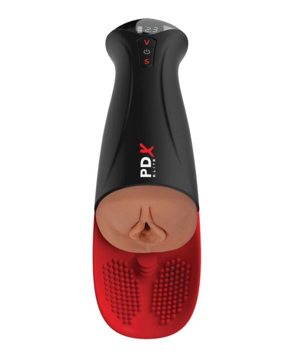 PDX Elite Fuck-O-Matic  Pro XL Pussy Stroker - Brown - Image 2