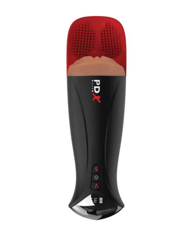 PDX Elite Fuck-O-Matic  Pro XL Pussy Stroker - Brown - Image 3