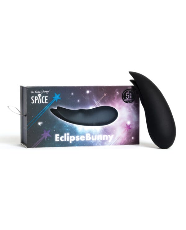 Space Eclipse Bunny Clitoris Vibe - Black - Image 5