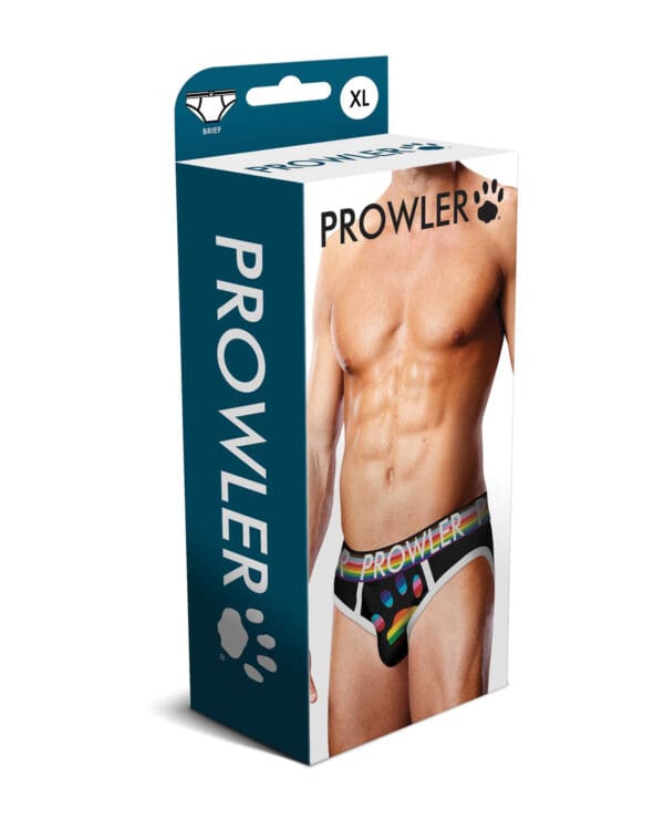 Prowler Oversized Paw Brief - Black/Multi XL - Image 3