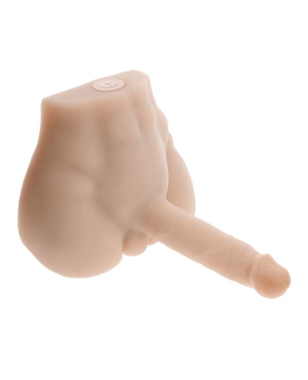 Evolved Easy Rider Thrusting & Vibrating Life-Like Dildo - Light - Image 3