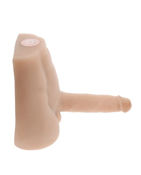 Evolved Easy Rider Thrusting & Vibrating Life-Like Dildo - Light - Image 4