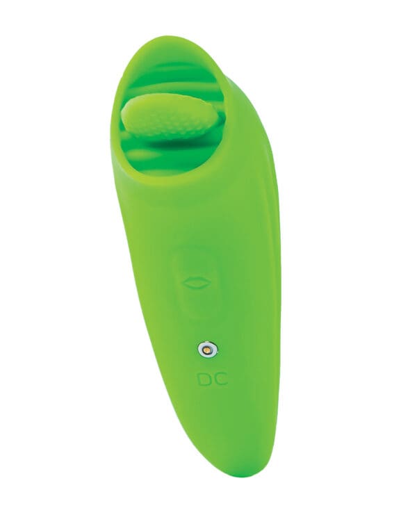 Space Starburst Clitoral Licking Vibe - Neon Green - Image 2