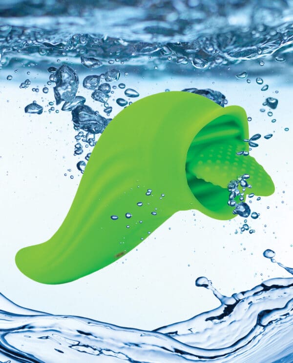 Space Starburst Clitoral Licking Vibe - Neon Green - Image 4