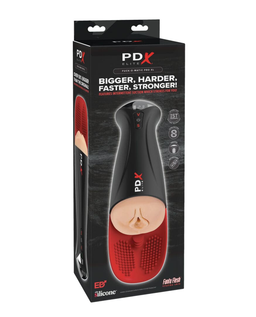 PDX Elite Fuck-O-Matic  Pro XL Pussy Stroker - Light