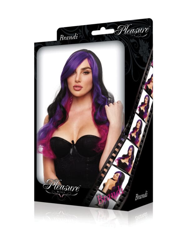 Pleasure Wigs Brandi - Black/Purple - Image 2
