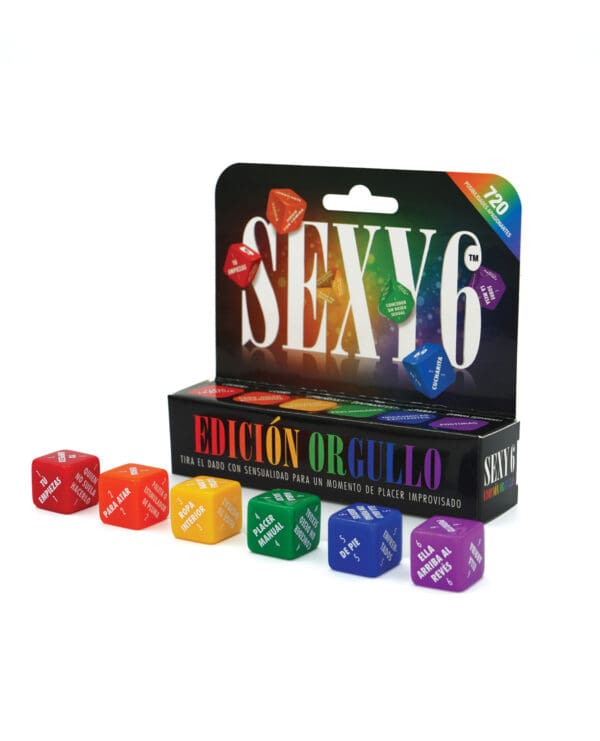 Sexy 6 Dice Game Pride Edition - Spanish Version - Image 4