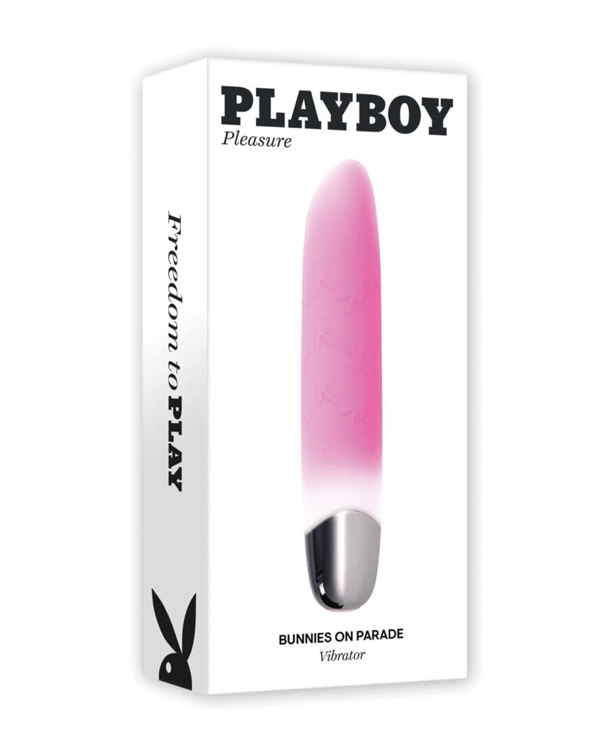 Playboy Pleasure Bunnies on Parade Bullet Vibe - Pink/White