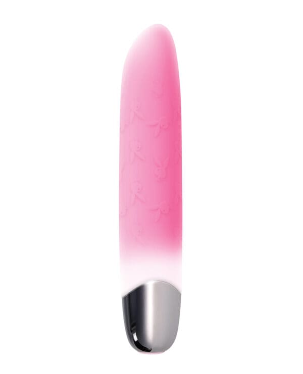 Playboy Pleasure Bunnies on Parade Bullet Vibe - Pink/White - Image 2