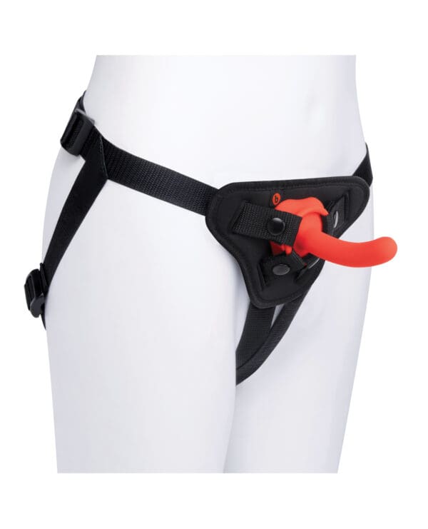 b-vibe Beginner Strap-On Harness Set - With 5” Silicone Dildo Peg - Image 3