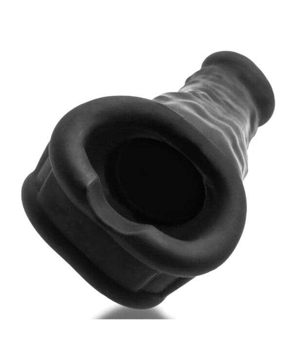 Oxballs Muscle Ripped Inner Ribbed Velvet-Smooth Cocksheath - Special Edition Black - Image 4