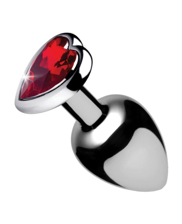 Booty Sparks Red Heart Gem - Large Anal Plug - Image 2