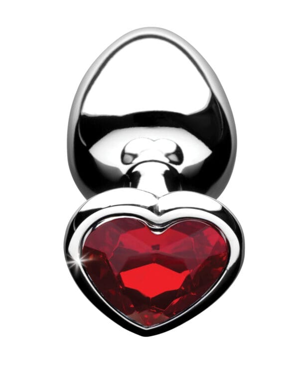 Booty Sparks Red Heart Gem - Large Anal Plug - Image 5