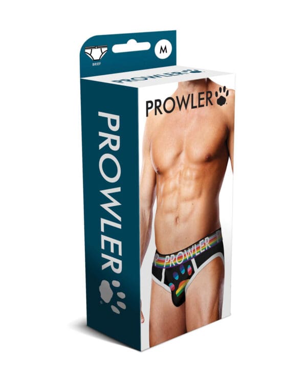 Prowler Oversized Paw Brief - Black/Multi MD - Image 3