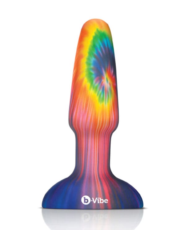 b-Vibe Peace & Love Tie-Dye Rimming Plug - Special Edition - Image 2