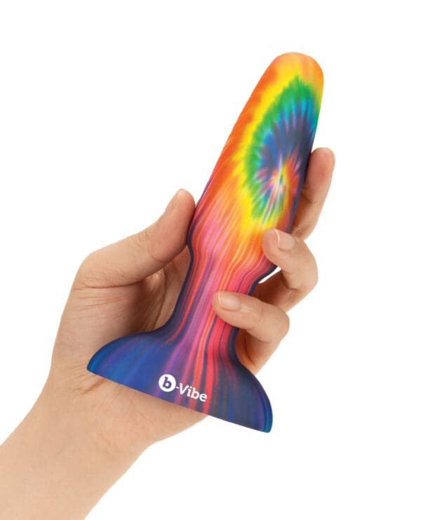 b-Vibe Peace & Love Tie-Dye Rimming Plug - Special Edition - Image 4