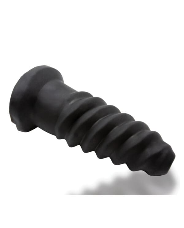 Oxballs Screwdhole Screw'd-in Open Tip Masturbator - Black - Image 2
