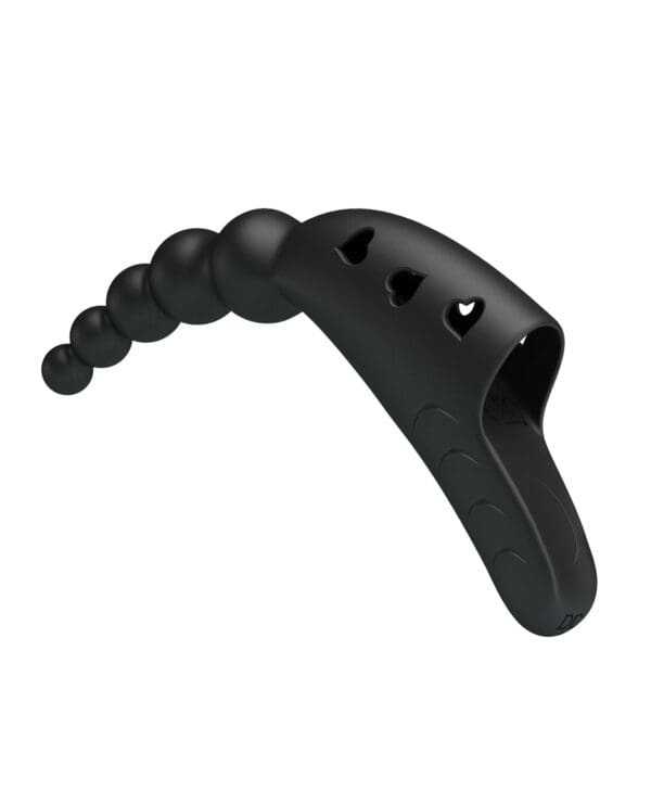 Pretty Love Jordin Beaded Finger Vibe - Black - Image 4