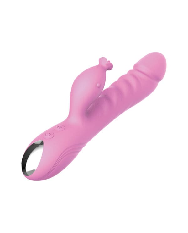 Red Queen Tickler Rabbit Vibe - Pink - Image 4