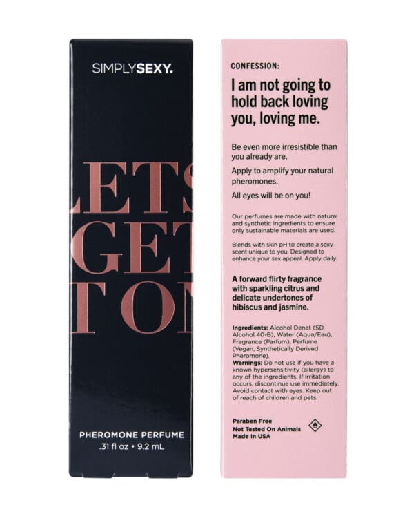 Simply Sexy Pheromone Perfume - 0.31 oz Let's Get It On - Image 3