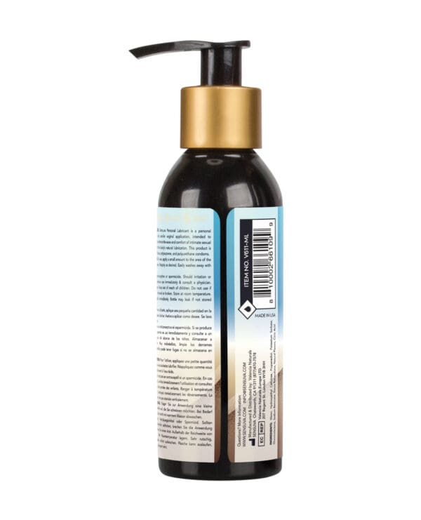 Sensuva Natural Water Based Personal Lubricant - 4 oz Exotic Coconut - Image 2