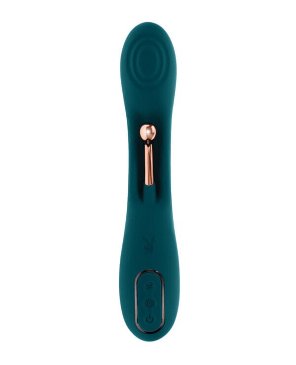 Playboy Pleasure Aurelie G-Spot Vibrator - Teal - Image 4