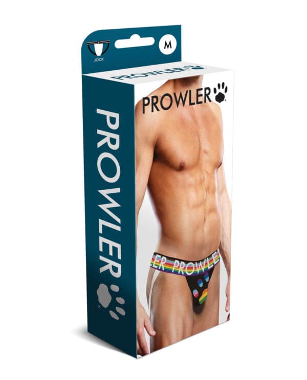 Prowler Oversized Paw Jock Strap - Black/Multi MD - Image 3