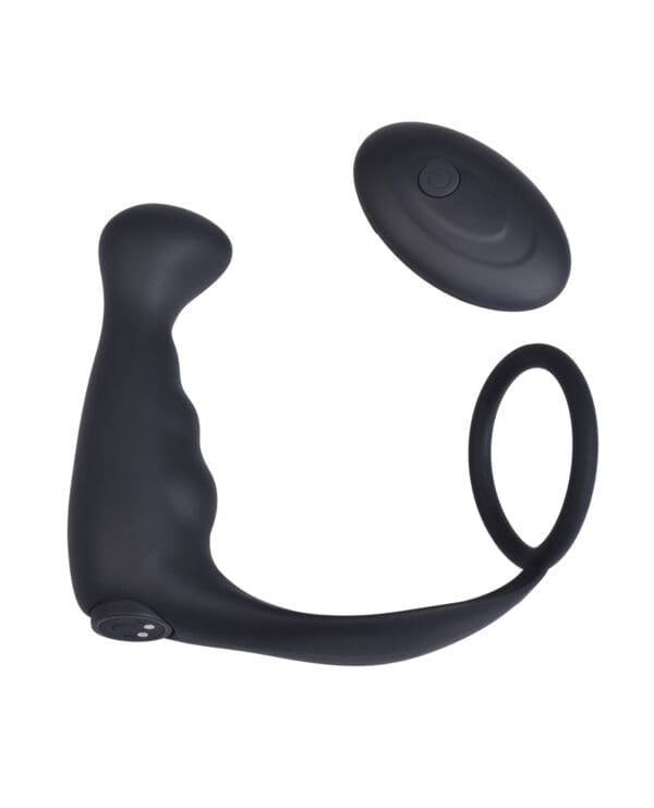 Magic Slimfit Anal Plug w/Remote Control - Black - Image 2