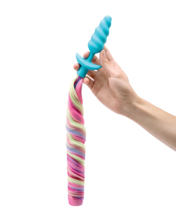 b-Vibe - Unicorn Tail VIbrating Butt Plug - Special Edition - Image 4
