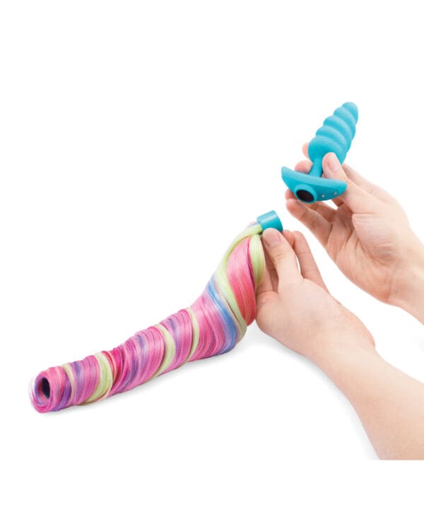 b-Vibe - Unicorn Tail VIbrating Butt Plug - Special Edition - Image 5