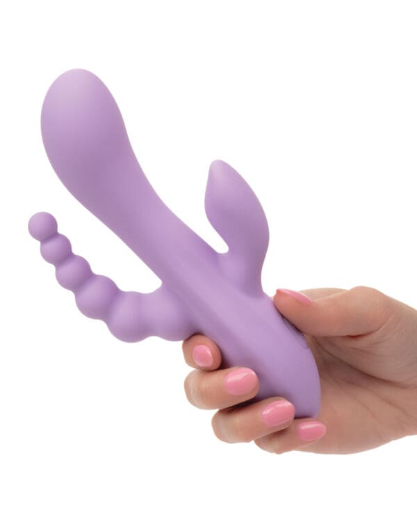 Flex Bend & Hold Triple Rumbler Triple Motor Massager - Purple - Image 3