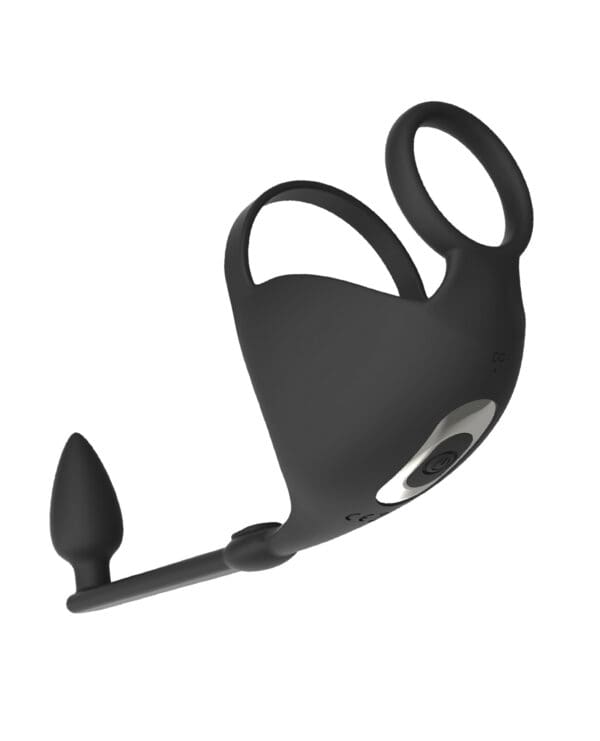 Magic Scrotum Massager Plus w/Remote Control - Black - Image 3